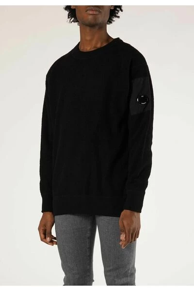 C.P. Company Truien & Vesten Round-neck Knitwear Black 2 C.P. Company Truien & Vesten Round-neck Knitwear Black - Afbeelding 2