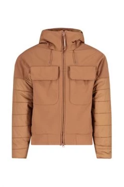 C.P. Company Gewatteerde Jassen Down Jacket Brown -C.P. Company Winkel 9e76029dffb9c7f27dca640a599339ea