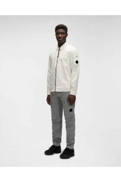 C.P. Company Broeken Pantalon Stretch Rain Cargo Gray -C.P. Company Winkel 9f0898e3bb5629e930d684d01cdc4564