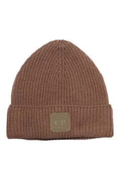 C.P. Company Hoeden Beanie Brown -C.P. Company Winkel 9f55801d96dd9a746f3814b09bad2bb4