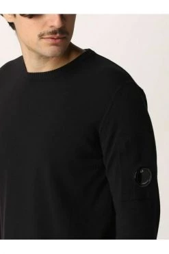 C.P. Company Truien & Vesten Wire Shirt With Lens Black