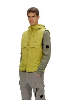 C.P. Company Bodywarmers Gilet Cp Company Shell-R Miixed Goggle Yellow -C.P. Company Winkel a210e2114489a2101ced99697482f263