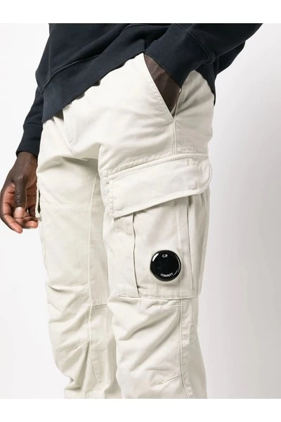 C.P. Company Broeken Straight Trousers Beige 4 C.P. Company Broeken Straight Trousers Beige - Afbeelding 4