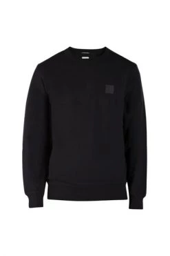 C.P. Company Hoodies & Sweatvesten Metropolis Series Diagonal Raised Fleece Crew Neck Sweatshirt Black -C.P. Company Winkel a37a4972d13ec07550caf87906121002