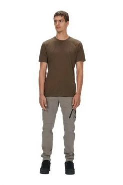 C.P. Company Broeken Stretch Sateen Cargo Pants Gray -C.P. Company Winkel a645bf073c9ec2a30d7aff8e95d8a719