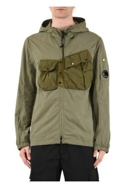 C.P. Company Zomerjassen Hooded Zip Jacket Green -C.P. Company Winkel a8e489a006ef5b623ad130db7a6baae9