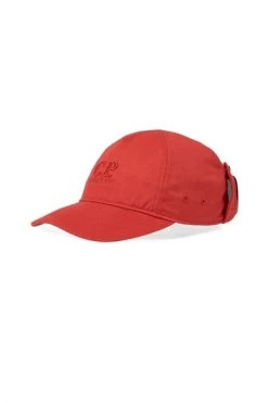 C.P. Company Petten Baseball Cap Red -C.P. Company Winkel a8f60cb7ed7875a321561dbf9f9be75b