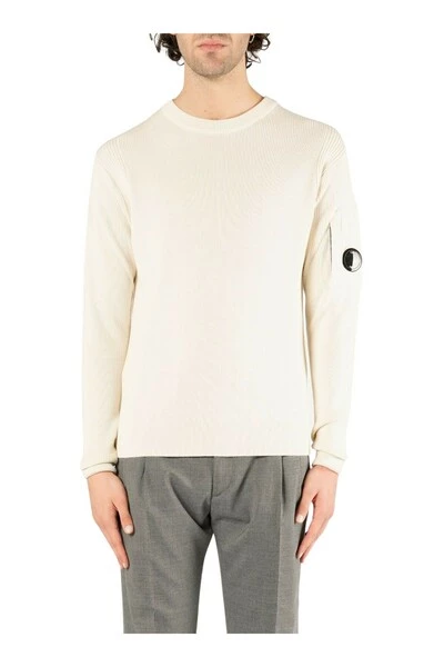 C.P. Company Truien & Vesten Round-neck Knitwear White 3 C.P. Company Truien & Vesten Round-neck Knitwear White - Afbeelding 3