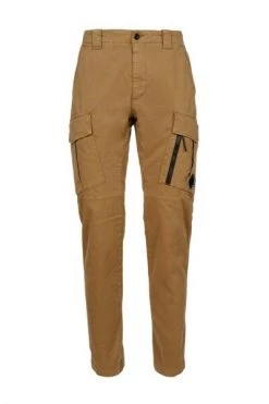 C.P. Company Broeken Stretch Sateen Cargo Pants Brown -C.P. Company Winkel ae4b2eb914c1158344ef089635977470
