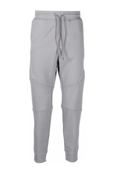 C.P. Company Diagonal Raised Fleece Tapered Sweatpants Gray 1 C.P. Company Diagonal Raised Fleece Tapered Sweatpants Gray