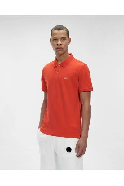 C.P. Company Polo's Slim Fit Polo Red 2 C.P. Company Polo's Slim Fit Polo Red - Afbeelding 2