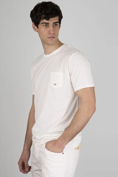 C.P. Company Shirts T-Shirt White 2 C.P. Company Shirts T-Shirt White - Afbeelding 2