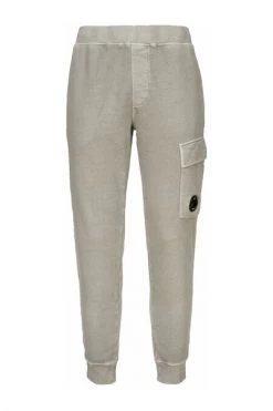 C.P. Company Sweatpants Signature Lens Detail Jogger Pants Beige