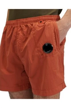 C.P. Company Badmode Garment Dyed Swin Shorts Brown -C.P. Company Winkel b46e0497dba081c46e6757e05f9b1d6f