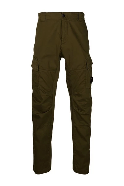 C.P. Company Broeken Cargo Pocket Trousers Green 1 C.P. Company Broeken Cargo Pocket Trousers Green
