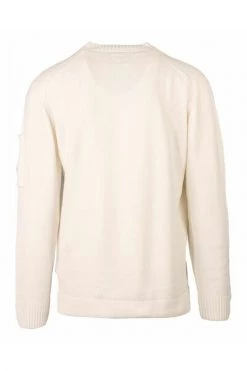 C.P. Company Truien & Vesten Round-neck Knitwear White