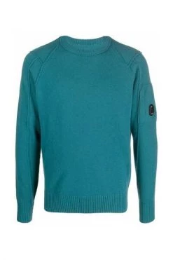 C.P. Company Truien & Vesten Round-neck Knitwear Blue