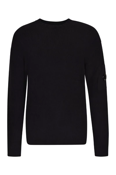 C.P. Company Truien & Vesten Round-neck Knitwear Black 2 C.P. Company Truien & Vesten Round-neck Knitwear Black - Afbeelding 2