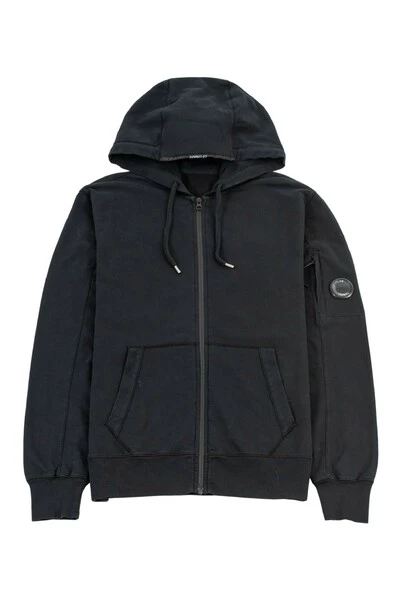 C.P. Company Hoodies & Sweatvesten Zip Through Hoodie Black 1 C.P. Company Hoodies & Sweatvesten Zip Through Hoodie Black