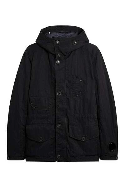 C.P. Company Zomerjassen B. Multi-Pocket Goggle Hooded Jacket Black 4 C.P. Company Zomerjassen B. Multi-Pocket Goggle Hooded Jacket Black - Afbeelding 4