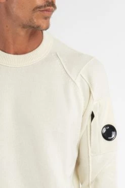 C.P. Company Truien & Vesten Sweater White -C.P. Company Winkel ba54beb4675125edf10140e12149bb5b