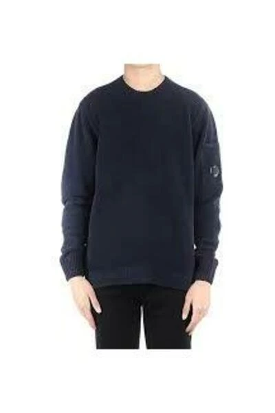 C.P. Company Truien & Vesten Round-neck Knitwear Blue 1 C.P. Company Truien & Vesten Round-neck Knitwear Blue