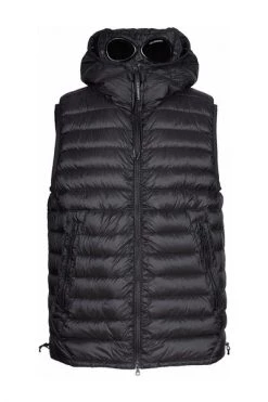 C.P. Company Bodywarmers DD Shell Down Goggle Vest Black