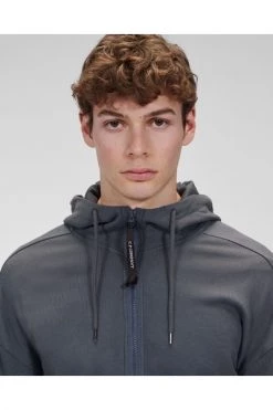 C.P. Company Hoodies & Sweatvesten Zip Through Goggle Hoody Gray -C.P. Company Winkel bb9304a7529c53b78c8a911393929d9b