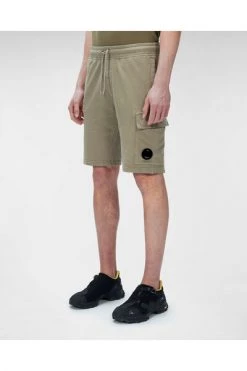 C.P. Company Korte Broeken Light Fleece Cargo Shorts Beige -C.P. Company Winkel bc8c6d98305dc760945125ded2d7ffda