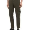 C.P. Company Broeken Garment Dyed Lens Pocket Cargo Pants Green