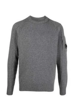 C.P. Company Truien & Vesten Round-neck Knitwear Gray -C.P. Company Winkel c0ea9f04c40a346d5e3c303b5aebf9d0