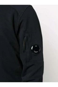 C.P. Company Hoodies & Sweatvesten Light Fleece Quarter Zip Hoodie Black -C.P. Company Winkel c16847b0f52f8bb81d5cd828263ea5ba