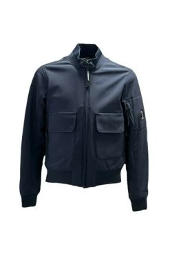 C.P. Company Leren Jassen C.p.shell-r Jacket Blue -C.P. Company Winkel c1a55236400f2c3b14aedc2739c03228