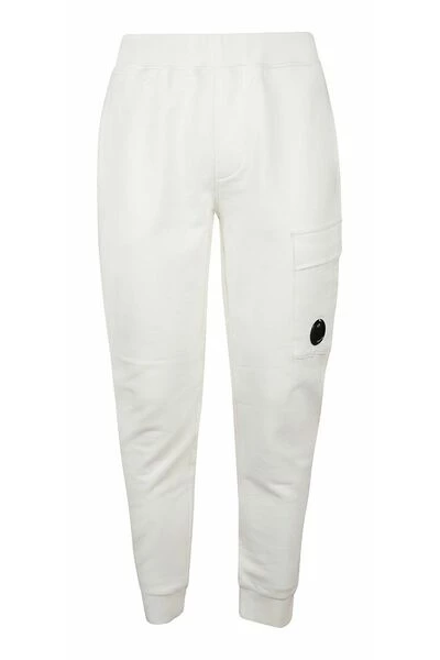 C.P. Company Diagonal Raised Fleece Sweatpants White 2 C.P. Company Diagonal Raised Fleece Sweatpants White - Afbeelding 2