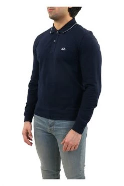 C.P. Company Polo's Polo - Long Sleeve Blue