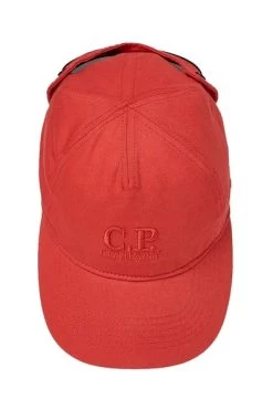 C.P. Company Petten Baseball Cap Red