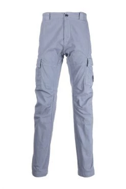 C.P. Company Broeken Stretch Cargo Pants Ergonomic Fit Blue