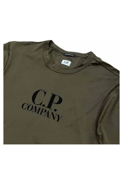 C.P. Company Shirts Logo T-Shirt Green 2 C.P. Company Shirts Logo T-Shirt Green - Afbeelding 2