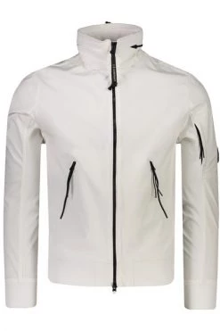 C.P. Company Zomerjassen C.P. Shell-R Concealable Hood Jacket White