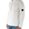 C.P. Company Hoodies & Sweatvesten Light Fleece Pullover Hoodie White