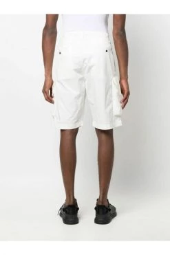C.P. Company Korte Broeken TWILL STRETCH UTILITY SHORTS White
