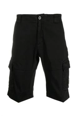C.P. Company Korte Broeken Cargo Shorts Black