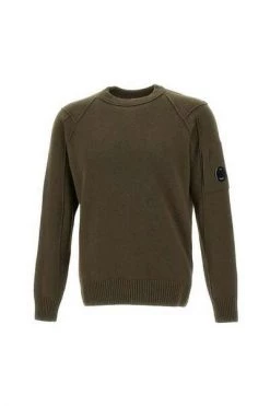 C.P. Company Truien & Vesten Round-neck Knitwear Green -C.P. Company Winkel d9160ad08b844ecd2b5bcd5a7cd8de81