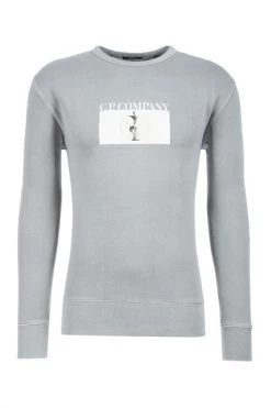 C.P. Company Truien & Vesten Round-neck Knitwear Gray -C.P. Company Winkel d96f9a279b4e0b834b5665c0bcf811b5