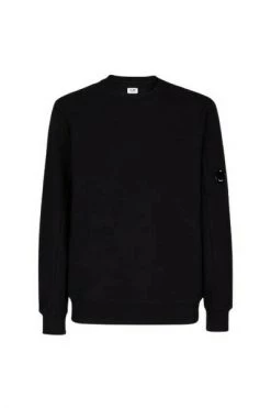 C.P. Company Hoodies & Sweatvesten Crew Neck Sweatshirts Black