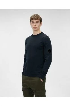 C.P. Company Hoodies & Sweatvesten Sea Island Knit Blue