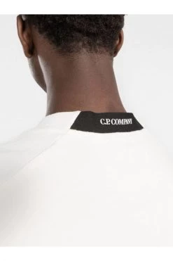 C.P. Company Hoodies & Sweatvesten Lens-Detail Crewneck Sweatshirt White -C.P. Company Winkel ddbd8a43e9162e885650e5e47f66209b