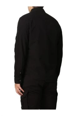 C.P. Company Casual Overhemden ZIPPED SHIRT Black