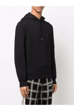 C.P. Company Hoodies & Sweatvesten Lens-Detail Drawstring Hoodie Black -C.P. Company Winkel e2fa5939f0faa976b027dde84455ae0b