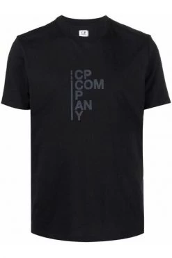 C.P. Company Shirts Mercerized Jersey Saylor T-Shirt Black